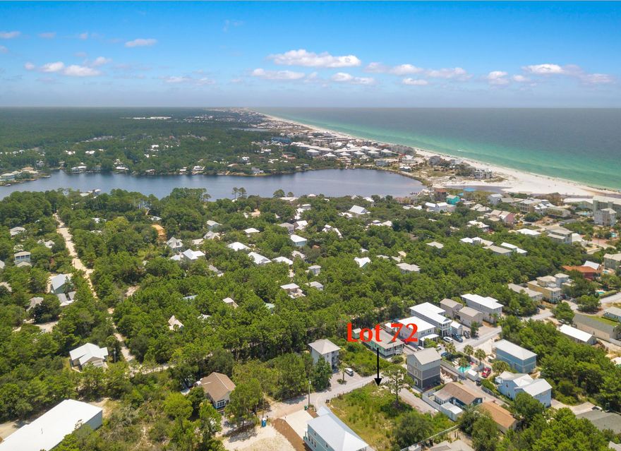 No HOA or build out time restrictions. Located on a quiet street, just a short bike ride to Seaside / WaterColor and a few minutes walk to the large public beach access. Perfect location away from the crowds, yet close enough to enjoy the restaurants, shopping and entertainment! Adjacent lot also available. Survey available upon request.