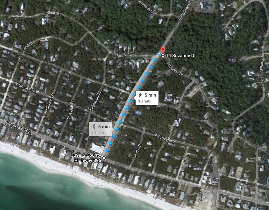 There are not many opportunities in Old Seagrove to build your dream home. This is a large lot, over a 1/4 of an acre. And you are just blocks to the beach. It's just a 5 minute walk. And you have restaurants and shopping all within walking distance. You wan't have to worry about finding a parking spot in for the Farmer's Market in Seaside because it's only a 4 minute bike ride. The seller has owned this property for a long time. But now she is ready to sell.