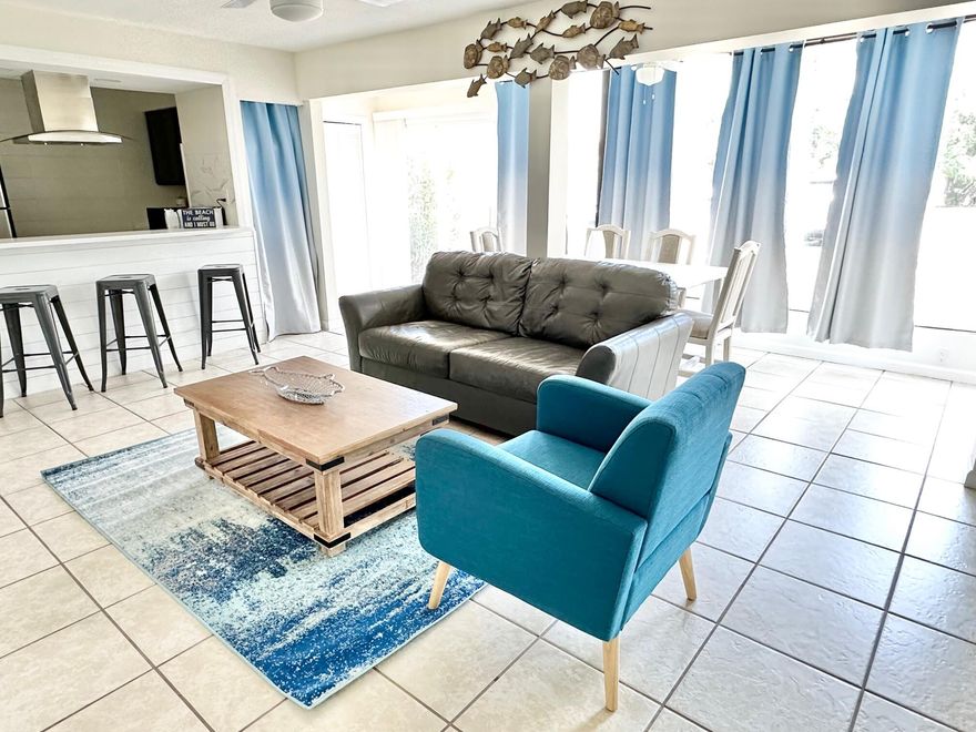 For Rent Available NOW! Furnished, Destin 2BR 1BA Clean and Spacious Condominium located on the first-floor next to one of the pools. Rent includes internet, water, sewer, trash, Tenant pays Electricity. Condo has modern ceiling fans, smart TV's, stainless steel appliances, laundry room.Community Features: gated entrances from HWY 98 and Airport Rd, Access to 3 swimming pools, Tennis / Pickleball court, EV chargers.