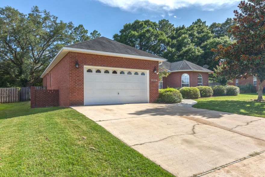 Beautiful custom built home in the desirable neighborhood of Lee Farm. Lee Farm offers a Low HOA and a neighborhood play park. This home is situated 13.5 miles from Seventh Group and 25 miles from Eglin Air Force Base. It features tile floors, recessed lighting, a split floor plan and 9 and 10 foot ceiling height. With 4 bedrooms and an option for a 5th, this home is huge. The beautiful wood doors lead to a private office space just off the front hall. The master bedroom features mood lighting above the trey ceiling and a large ensuite with a double vanity, garden tub and separate shower. The master walk in closet features custom built ins for all of your storage needs. The kitchen is large and spacious with stainless appliances, tile back splash and a center island. An eat in kitchen space and a gorgeous formal dining area optimize the dinner entertaining space. The attic big enough to walk through with a storage area almost as big as the house. The back yard is fully fenced with a back patio that can easily be closed in. This is a huge home for the price and will not last long.