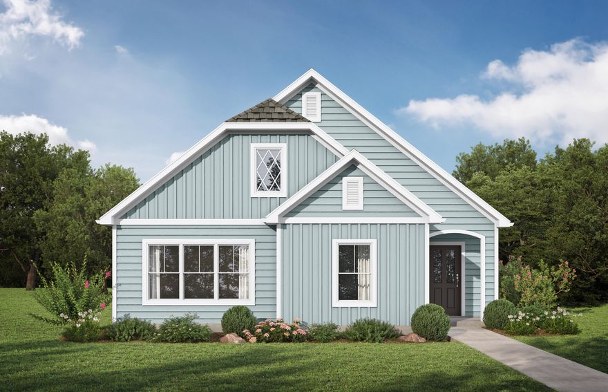 The Lauderdale 1 by Valor Communities is the home you've been waiting to call your own! With your primary bedroom and huge walk-in closet on the first floor, you'll have all the space you need. Enjoy cozy Florida nights in front of your modern, LED fireplace or on  your covered porch area. Our Vaulted ceilings ensure your new home feels open and welcoming. With quartz, luxury vinyl flooring, and hardiboard exterior already included in our features, you'll be impressed at what this home has to offer! All bedrooms and baths are on one level.  Owl's Head East has a beautiful park space with walking trails and a gorgeous spring fed lake.
