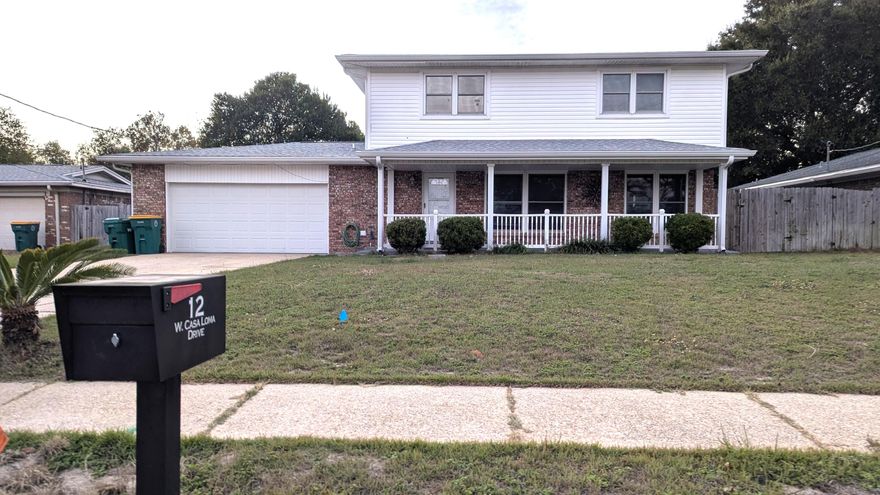 Conveniently located a short drive west of the Hurlburt gate, close to shopping, dining, bases and beaches! This 4 Bedroom 2.5 Bath home in Mary Esther is move-in ready! The kitchen has just been remodeled, including new bottom cabinets, quartz countertops, stainless farm sink with disposal. PLUS a beautiful new backsplash was added. Maytag dishwasher 2020. New vanities in all three baths in 2021. Impact windows installed 2012. Roof replaced in 2020. Heat pump (3.5 Ton 15 SEER) HVAC installed 2013.  Electrical panel replaced and Alumiconn connectors installed 2012.All bedrooms are upstairs. Huge privacy fenced backyard with steel storage building. Schedule your private showing today!