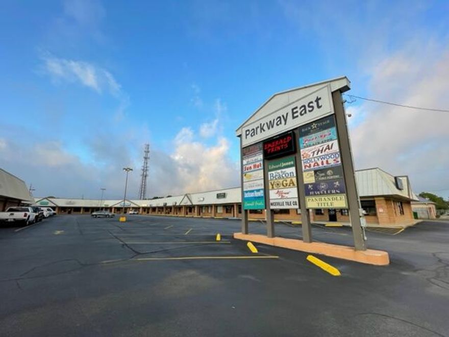 Open Floor space located in Parkway East strip mall. Excellent location in central Niceville, across the street from Walmart & ChickFila. This unit is located in the corner of the L-shaped center.  This pie shaped space was formerly occupied by a retail Tile business.  The space is currently in a shell format that can be modified to fit your space needs.  The landlord and his team have the ability to assist with the design build process.  This space can be used as Retail or Office space.  The center is has good access from Highway 20 and access to traffic lights nearby. Target rent is $15/SF base rent + $2/SF NNN fees + sales tax = $2,715.75 per month. Target lease term is 3 years.