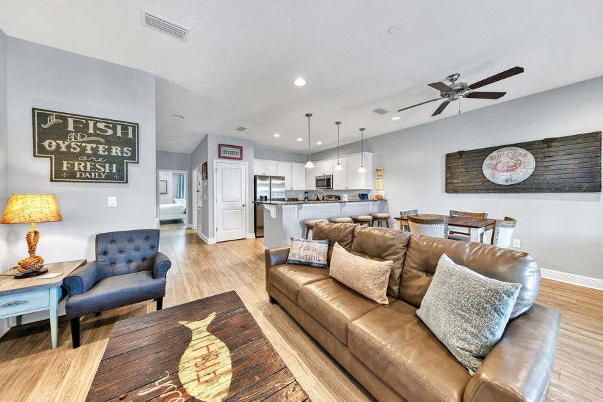 Do you want to be close to the beach but also close to all of the attractions that make Destin so special?  THIS is the property for you!  One Twenty Five Crystal Beach Drive is perfectly positioned between the sugar sand beaches of the Gulf of Mexico and the award-winning Destin Commons.  Located in close proximity to numerous shops, restaurants, a movie theater, bowling alley and so much more.

Built in 2016.  Actual rental history for 2021 of approximately $58,000.  This 3 bedroom, 2 1/2 bathroom townhome is being sold fully furnished and completely turnkey.  It would make for an excellent investment property, 2nd residence, or primary residence!  Call today to arrange your private showing.  This will not last long!