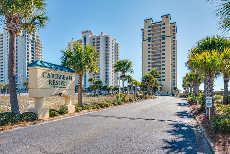 HANDS DOWN THE BEST VALUE ON NAVARRE BEACH FOR A 3 BEDROOM UNIT!! This direct Gulf Front unit features over 1800sf with a full LOCKOUT unit offering a large bedroom area, full bath & spacious kitchenette. Rent this unit as a spacious 3 bedroom or a 2 bedroom & 1 bedroom unit. Great opportunity to maximize revenue. Want to continue receiving revenue while vacationing on the beach, you can with this lockout feature! The floor to ceiling windows allows you to really take advantage of the beautiful ocean views. The location is superb, allowing you to walk to many great establishments on the island. Other great features include spacious pool, 2 hot tubs, walk over for easy beach access & storage lockers for all units on the ground floor. A great place for all your beach toys, so CALL TODAY!!