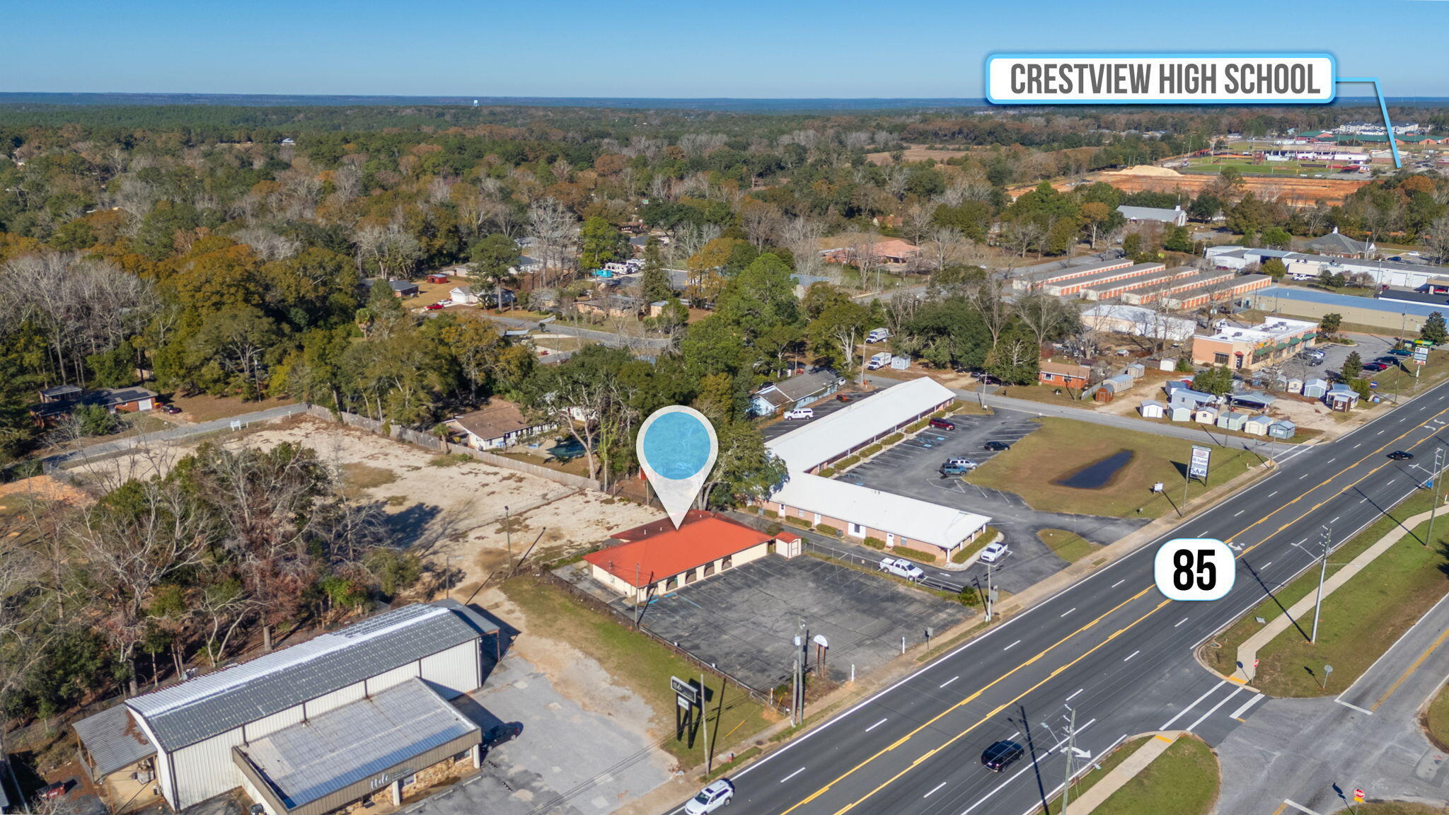 BACK ON MARKET, no fault of sellers! This property is accross the street from the proposed site for Walmart. Spacious commercial area with versatile usage options. Suitable for professional offices, retail, and more. Can be utilized as a single space or divided into three separate areas.