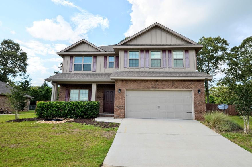 Looking for space - you've found it! Minutes from the heart of Crestview and affordable, this 4bedroom 3 and 1/2 bath home has room to grow! Located in the newer subdivision of Autumn Woods, this 2 story home comes with privacy fenced back yard and over 2500sf of living space. Inside you will find a large living and dining area, open oversized kitchen will all appliances and granite tops and master bedroom down stairs. Upstairs there is another large living space, jack and jill bath connecting two large bedrooms, laundry and of course the third bedroom and bath. This home has lots of room and a must see to appreciate! Call today before it's gone!