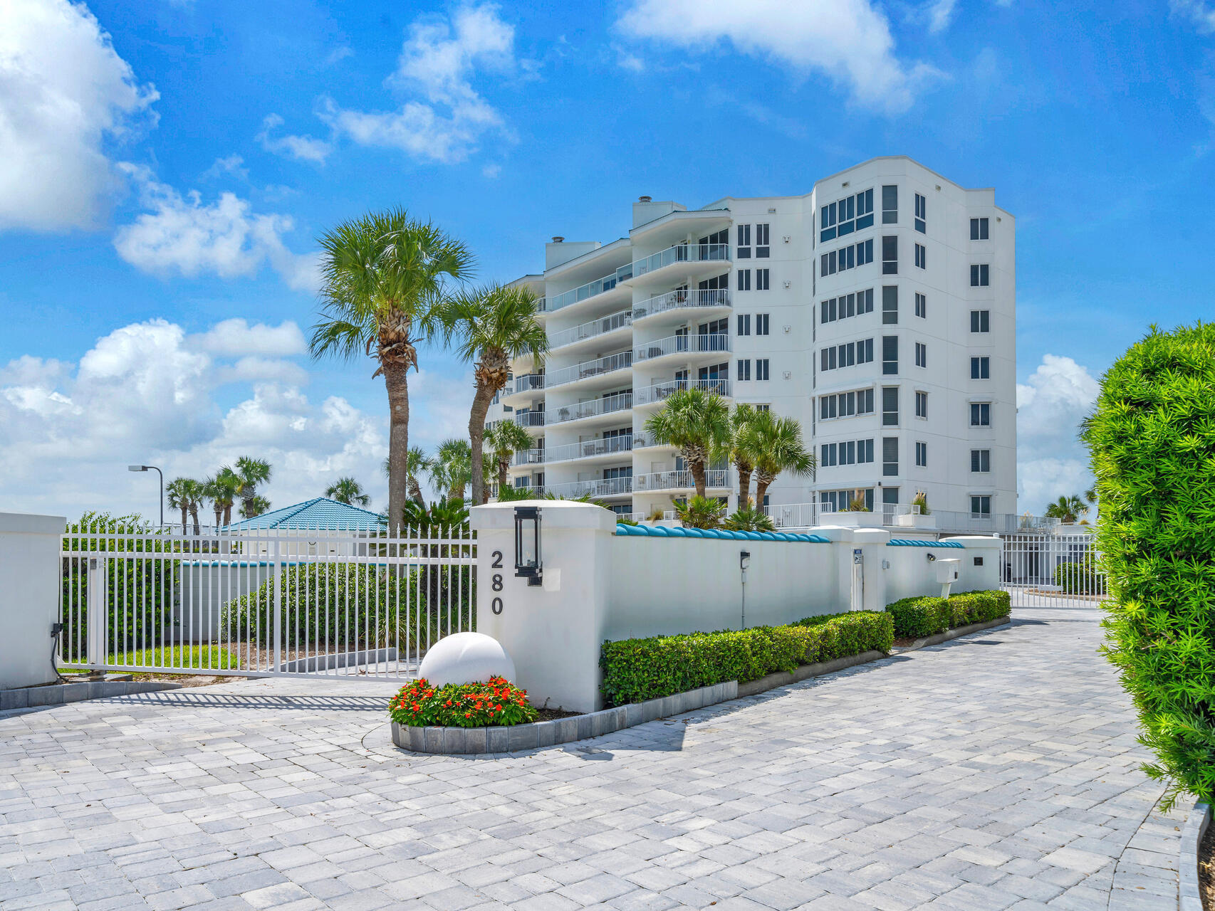 Welcome to the Ultimate, a breathtaking haven where the sea meets the sky in stunning harmony. Every intricate aspect of this remarkable residence radiates sophistication, luxury, and elegance with effortless grace. Access to this exquisite unit is provided via a private elevator that opens into a stunning marble foyer, immediately establishing an atmosphere of opulence. As you step inside, you are welcomed by the breathtaking beauty of nature, featuring mesmerizing views of the Destin Pass and the Gulf, that are sure to enchant even the most seasoned travelers. Spanning 2,660 square feet, this condominium is meticulously crafted for those with discerning tastes, offering two distinct living spaces: a family room and a living room. One of these areas presents unparalleled panoramas of the Destin Pass, the Gulf, and the iconic Destin Bridge, while the other provides a charming view of the picturesque Destin Harbor.
During its construction, thoughtful enhancements were made to elevate the Master Bedroom, achieving a level of grandeur that surpasses other units in the complex. This residence stands as a testament to the perfect blend of luxurious living and natural beauty, where sophistication, luxury, and elegance come together in perfect harmony. Each bedroom in this stunning home features floor-to-ceiling windows that frame breathtaking views of both sunrise and sunset, allowing you to enjoy nature's beauty from the plush comfort of your bed. The entire unit is equipped with an impressive array of high-end amenities, including fully operational electric storm shutters, immaculate hardwood flooring, new plush carpeting in the bedrooms, a comprehensive security system, a cozy gas fireplace, and a gas grill connection on the balcony. The surround sound stereo system throughout the residence ensures an immersive auditory experience, while remote-controlled shades on all windows add an extra layer of convenience to this luxurious living space.
Prepare to be captivated by the stunning master bathroom, a true testament to exquisite design. This luxurious space boasts custom-crafted quartz flooring, an expansive shower, a soothing jacuzzi bathtub, and lavish granite countertops that elevate the entire experience. The kitchen is equally remarkable, showcasing elegant granite surfaces and bespoke cabinetry, creating an ideal environment for culinary enthusiasts.

Included in the sale of this newly fully furnished extraordinary unit is a private two-car garage along with a climate-controlled storage area, adding to the convenience and appeal of this property, nestled within an exclusive pet-friendly community, this meticulously maintained complex enforces strict rental restrictions, ensuring a serene and private living experience. Residents are granted access to a beautiful beach, a rare gem in today's market. The amenities are second to none, featuring a cutting-edge fitness center, a full-sized swimming pool, a tranquil sauna, and a tennis court. Opportunities to acquire units of this caliber are infrequent, making this a truly exceptional chance not to be missed.
