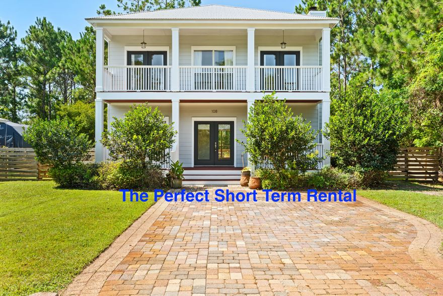 Short Term Rentals allowed - Buyer must verify. NO HOA! Seller offering 2-1 temporary rate buydown with acceptable offer. Don't skip this charming home, ideally located in an established neighborhood between Destin and the 30A beaches, giving the new owner the best of both worlds! You will not get tired of the shopping, dining, entertainment, and beaches just minutes from your front door! Enjoy the nearby Farmer's market on the weekends.  Join the locals and our visitors at the springtime wine and art festivals. Take the family to the movies at the AMC Classic. Get your grocery shopping on at Publix. Run through the drive-through at the local bank, and if you absolutely need to, stop in at Sacred Heart Hospital...all without hitting the main highway!