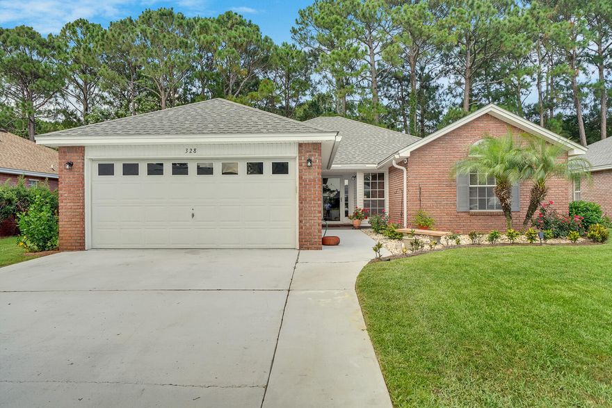 It is time to LOVE where you live! The circle section of Bay Tree is a wonderfully special community. You have neighbors who know you and are welcoming. This single-story one owner home has been extremely well maintained. The floorplan maximizes space, which is evidenced by the large living room and common living spaces. The living room and the master bedroom open onto a screened porch which was designed to not be viewable from your neighbors' windows. The yard is lush and well maintained. The land directly behind the fence is Sandestin property and slated to not be built upon. Sit back and enjoy listening to the birds. You also have a community pool, pickle ball and tennis courts, playground and a fishing dock. All with a monthly HOA fee of $79.86