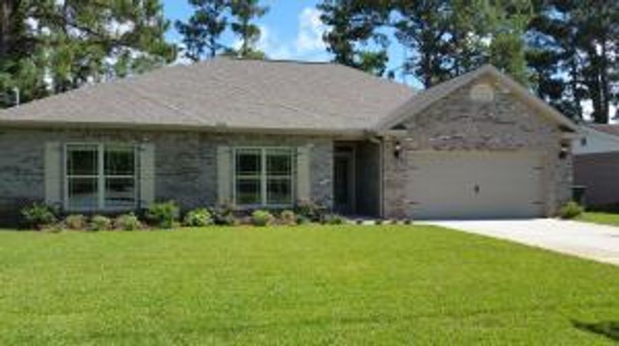 Welcome to a like-new home. Come see this charming ranch home with open floor plan. Only 2 years young. You will love this gorgeous 1 story located close to beaches, downtown area, and Hurlburt Field. Features roomy bedrooms, over-sized garage, laminate wood flooring in main living areas, large backyard with privacy fence, blinds throughout,stainless steal appliances, in a quiet neighborhood. Step out back into the oasis. The manicured large backyard includes a shed and a porch swing. Comes with a 2 year builder's warranty (covers everything), as well as, a 10 year warranty on the structure. The home was built in 2015. They have a transferable termite warranty. Submit your offer now before this one of a kind is gone. This property is exactly what you need.