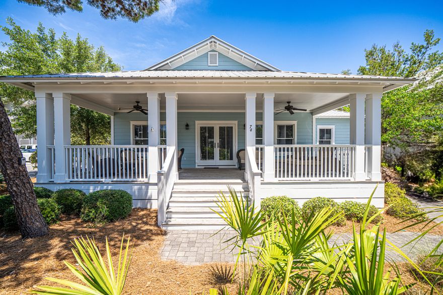 Nestled in the gated Preserve at Grayton Beach community, this fully-furnished cottage offers private deeded beach access a short walk from your front door, giving you entry to some of the most beautiful coastline in the country. Residents can unwind with access to two community pools, a fitness center, tennis courts, pickle ball, and a scenic boardwalk. Located directly on 30A, this neighborhood is an easy walk or bike ride to Grayton Beach and Blue Mountain Beach, both known for their laid-back vibe and scenic beauty. The community is surrounded by excellent restaurants, shopping, and local attractions, making it a perfect spot for soaking up the coastal lifestyle. Spend the day at the beach or enjoy paddle boarding, kayaking, or fishing on nearby coastal dune lakes. Step onto the spacious front porch, ideal for morning coffee or sunset cocktails, and feel the Gulf air. Inside, you'll find a welcoming open-concept layout with gleaming hardwood floors, a cozy fireplace, crown molding, and a split floor plan for privacy. The large living area is perfect for family gatherings and entertaining guests, with tons of natural light. The kitchen is a chef's dream, featuring stainless-steel appliances, granite countertops, and ample cabinet space for all your storage needs. There is a breakfast bar and island for additional seating and a large dining area with room for formal meals.

Retreat to the master bedroom, which features a walk-in closet and a luxurious en suite bathroom. The en suite is a true sanctuary, complete with a tiled walk-in shower and double vanity. The two guest bedrooms are thoughtfully located at the front of the home and share a full guest bathroom with a large walk-in shower. The dedicated laundry room features a stackable washer and dryer, built-in sink, and plenty of storage-offering both style and functionality. 

Step out back to your serene screened-in porch,a peaceful oasis for enjoying fresh air and a good book.

Situated in one of the most desirable spots along 30A, this home will make the perfect primary residence, second home, or short-term rental. Don't miss the chance to live where others vacation-this is the beach lifestyle you've been dreaming of. Schedule a showing today!

