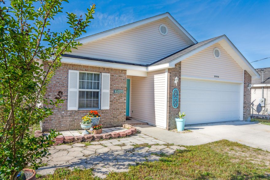 SELLER TO PAY ALL CLOSING COSTS w/ buyer's closing costs limited to $4,500!AMERICAN HOME SHIELD HOME WARRANTY ($545 value) provided by owner's upon successful closing! Don't miss this terrific home! Well-maintained 3 bd/2 ba home in a convenient location boasts over 1,300 sf, a 2 car garage and level lot. Inside you will find a spacious living room w/ vaulted ceiling, galley kitchen and nice sized dining room. The master suite is large enough to accomodate your larger furniture; bath has dual vanities and walk-in closet. Split bedroom floor plan. The backyard has a wooden deck and privacy fencing. Buyer to verify all areas of importance including but not limited to zoning, school zones, square footage, lot and room sizes, etc... Contact me today for a viewing!