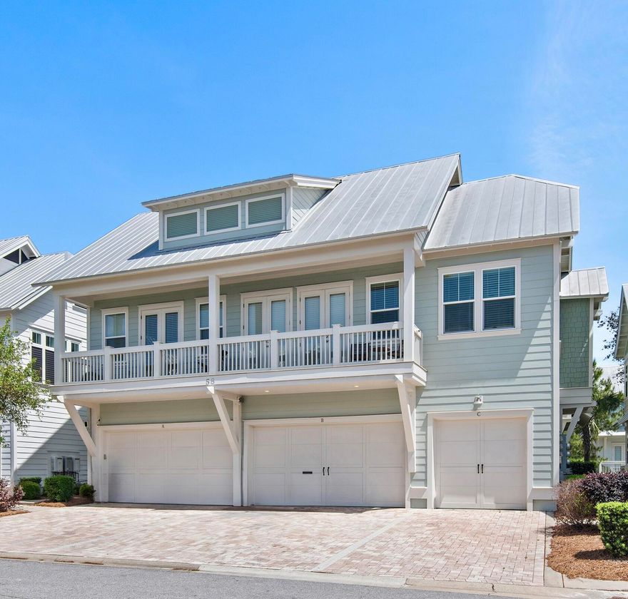 Welcome to this impeccably designed, turnkey luxury townhome nestled in the heart of Prominence in one of 30A's most desirable communities, ideally situated between the iconic Alys Beach and Seaside. Offered furnished with an exquisite collection of high-end furnishings from Restoration Hardware, Pottery Barn, and Beau Interiors, this townhome is an exceptional opportunity to enjoy as your private coastal retreat or a highly profitable short-term rental, with estimated annual rental income of approximately $60,000-80,000.From the moment you step inside, you'll be captivated by the thoughtful attention to detail and upscale coastal elegance. The open-concept floor plan is framed by soaring 10-foot ceilings, 8-foot interior doors, and oversized windows and balcony doors that flood the space with natural light. Step out onto the expansive covered balcony, stretching the entire width of the living room, dining area and guest bedroom with walk-outperfect for alfresco dining, morning coffee, or evening cocktails.
The gourmet kitchen is a standout, featuring premium stainless steel appliances, gorgeous granite countertops, a stylish subway tile backsplash, under-cabinet lighting, a pantry, and a generous island that serves as both a culinary workspace and a gathering spot. The luxurious primary suite is designed for comfort, showcasing a tray ceiling, ceiling fan, dual vanities with granite countertops, a large walk-in closet, and a spa-style frameless glass shower with custom tile.
Outside your door, a resort-style lifestyle awaits. Enjoy close proximity to the Prominence North community pool, complete with bathhouses and an outdoor kitchen with gas grills. A second pool on the South side of the community offers even more space for relaxation and fun. The North pool is heated seasonally (March, April, October, and November and at times- Winter Holidays)
Just across the street, discover The Big Chill,a vibrant outdoor entertainment hub featuring restaurants, shops, an arcade, bars, a massive Jumbotron, green space, firepits, and Luke Bryan's "Shore Thing" Cigar Bar. Whether you're enjoying live music, catching a game under the stars, or renting a bike for a sunset ride, there's something for every member of the family.
You're also moments from the pristine shores of Deer Lake State Park Beach, offering beach access with parking, restrooms, and a breathtaking boardwalk that leads to the sugar white sand and turquoise waters of the Emerald Coastjust 0.7 miles west of Prominence and easily accessible by bike, golf cart, or car.
Don't miss your chance to own a fully furnished, designer-appointed townhome in one of 30A's most desirable communities. Whether you're seeking the perfect second home, a luxury rental investment, or a bit of boththis opportunity checks every box.
