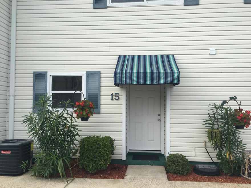 600' from the beach! This gorgeous town home is conveniently located near the beach with public access at Pompano Joe's beachside restaurant. Beautiful pool and courtyard with lush tropical landscaping. Kitchen upgraded with new stainless appliances, granite countertops. Beautiful wood floors in kitchen & living area, and new carpet in bedrooms. Two assigned parking spaces. This is one of the rare units with a Washer & Dryer hookup. Did I mention it is 600' from the beach?