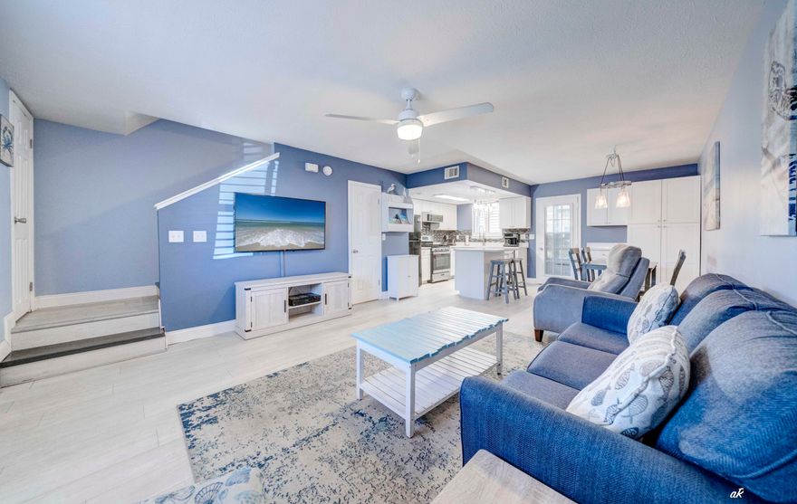 MOTIVATED SELLER! RENOVATED AND REMODELED AND ONE OF THE HIGHEST PRODUCTING VACATION RENTALS IN GULF HIGHLANDS. Welcome to your dream townhouse located in a picturesque community that perfectly combines comfort, convenience, and coastal living. This beautifully renovated 2-bedroom, 1.5-bathroom townhouse boasts many updates including quartz countertops, updated flooring throughout, updated bathrooms, new lighting and backsplash accents. Situated within walking distance to the Gulf of Mexico, this residence is on the most desirable road, Leslie Lane, in Gulf Highlands, allowing you to enjoy the soothing sounds of the Gulf whenever you desire.  Whether you are seeking a permanent residence or an income-producing short-term rental, this townhouse is move-in/rental ready. To add to the allure, this community offers an array of exceptional amenities. Located just across the street from the world's most beautiful beach, you can easily indulge in daily strolls along the pristine coastline. Take a dip in one of the 11 pools, with 5 of them heated, and one of them beachfront, perfect for year-round enjoyment. Head down to the beachfront pool and enjoy the breathtaking view while you relax and soak up the sun. No need to bring a cooler to the beach or worry about where to go for food, grab a meal and a beverage at 'The Beach House' beachfront restaurant. With private beach access and gated security, you can relish in peace of mind and exclusivity within this desirable community. Engage in a friendly competition on the shuffleboard courts, or maintain an active lifestyle at the fitness center. Challenge friends and family to an exciting round of 18-hole mini golf, or engage in a fun game of tennis on one of the 4 courts. The playground is a perfect spot for little ones to unleash their energy and create lasting memories. Enjoy all this and more without ever leaving your community! Gulf Highlands has one of the LOWEST HOA fees in Panama City Beach making this community even more desirable and affordable. Don't miss out on this incredible opportunity to own a fully furnished beach house that offers an unforgettable coastal lifestyle. It's time to make this dream a reality!