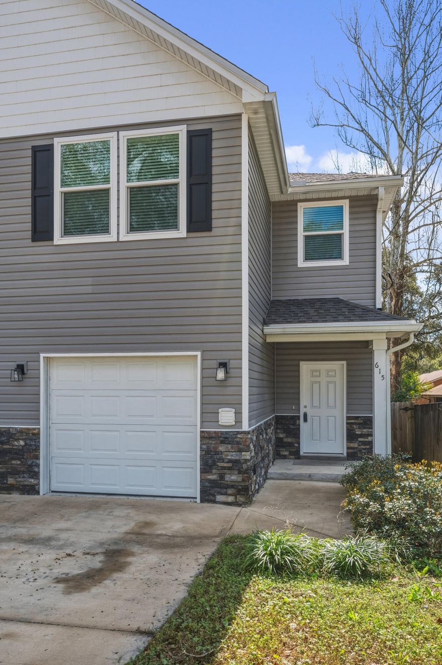 Great location in the heart of Niceville! This brand-new 3BR/2.5BA home offers modern style and quality construction with impact windows and doors, vinyl plank flooring throughout the main level, and a fenced backyard for added privacy. The open-concept floor plan features spacious living and dining areas flowing into a beautifully appointed kitchen with Samsung stainless appliances, quartz countertops, breakfast bar, pantry, and abundant cabinetry--perfect for entertaining.Upstairs, the oversized primary suite includes a walk-in closet and spa-like bath with soaking tub, separate shower, and private water closet. Two additional bedrooms share a full bath, and the convenient upstairs laundry adds everyday ease. Energy-efficient construction.Schedule your private showing today.