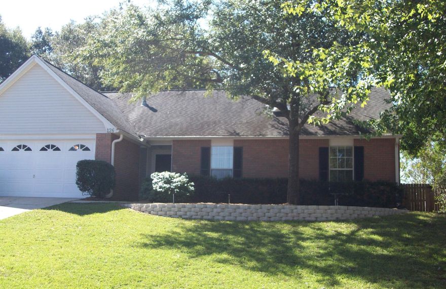 Affordable all-brick home in the heart of S Crestview. This home has great space, a large living rm with beautiful wood flooring, vaulted ceiling & corner fireplace. Beyond the living rm is a Florida rm with windows all around providing full view of the great (level) privacy fenced back yard. The spacious dining area has a bay window & tile flooring that flows through the kitchen & laundry rm. The kitchen is well appointed with gas range, built-in microwave, dishwasher, refrigerator, Center Island & garden window for your fresh herbs. The master bedrm has a large walk-in closet & a master bath with dbl vanity, plenty of cabinets & a large sky-light. There is another full bath & 2 other bedrms on the 1st floor, one of the bedroms is being used as a sewing/craft rm. This bedrm has a large