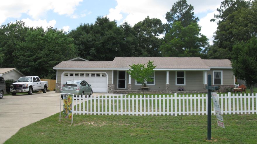 BEAUTIFUL HOME WITH RV SHED WITH ELECTRIC AND WATER,2 WORKSHOPS / 1 SHED/ 2 W/POWER...THIS IMMACULATE HOME WAS REMODELED IN 2014 IN AND OUT. NEW BRICK, HARDIE SIDING, VINYL SOFFIT, FRONT AND BACK PORCHES WITH POWER AND TV CABLE ON THE BACK PORCH. NEW PAINT INSIDE AND OUT. NEW PAVED DRIVEWAY, PRIVACY WOOD FENCE. GARDEN W/SPRINKLERS. NOTHING HAS BEEN LEFT UNPOLISHED. NEW HVAC SYSTEM REPLACED 2009. FRENCH DOORS BRING YOU INTO THE DINING AREA FROM THE BACK PATIO. YOU WILL LOVE THE CHEF FRIENDLY KITCHEN WITH NEW GRANITE COUNTERTOPS, TOP OF THE LINE CHERRY CABINETS W/SOFT CLOSE DRAWERS, A TRASH ROLL OUT CABINET, A SPICE ROLL OUT CABINET, UNDERCOUNTER LED LIGHTS,TILE BACK SPLASH, STAINLESS STEEL STOVE/OVEN, DISHWASHER & RANGE HOOD. REFRIGERATOR W/ WATER/ICE IN DOOR WHICH CONVEYS. THE MASTER
