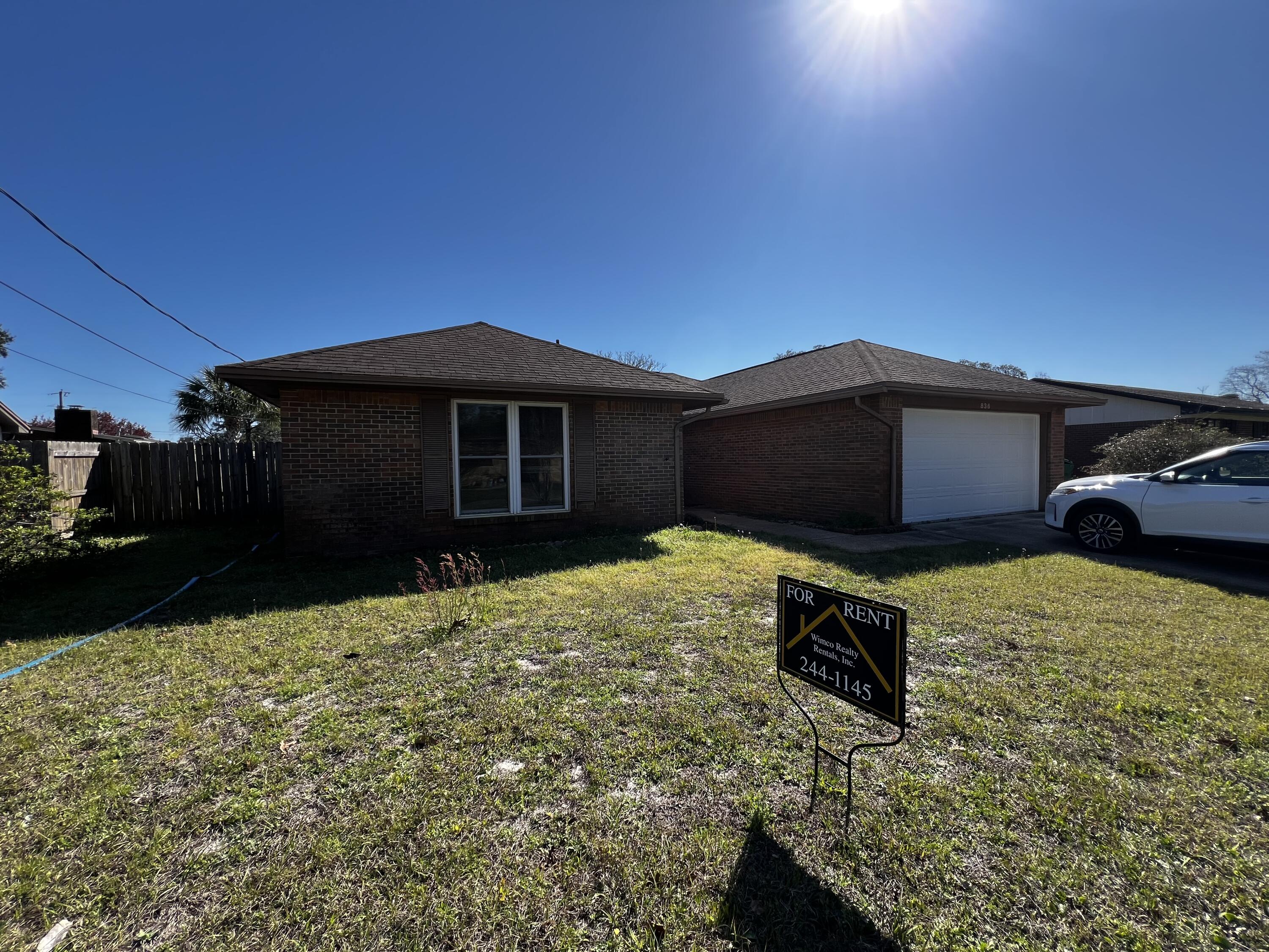 This 3 bed 2 bath home is located west of Hurlburt Field. This home offers a fenced back yard with a pool and shed