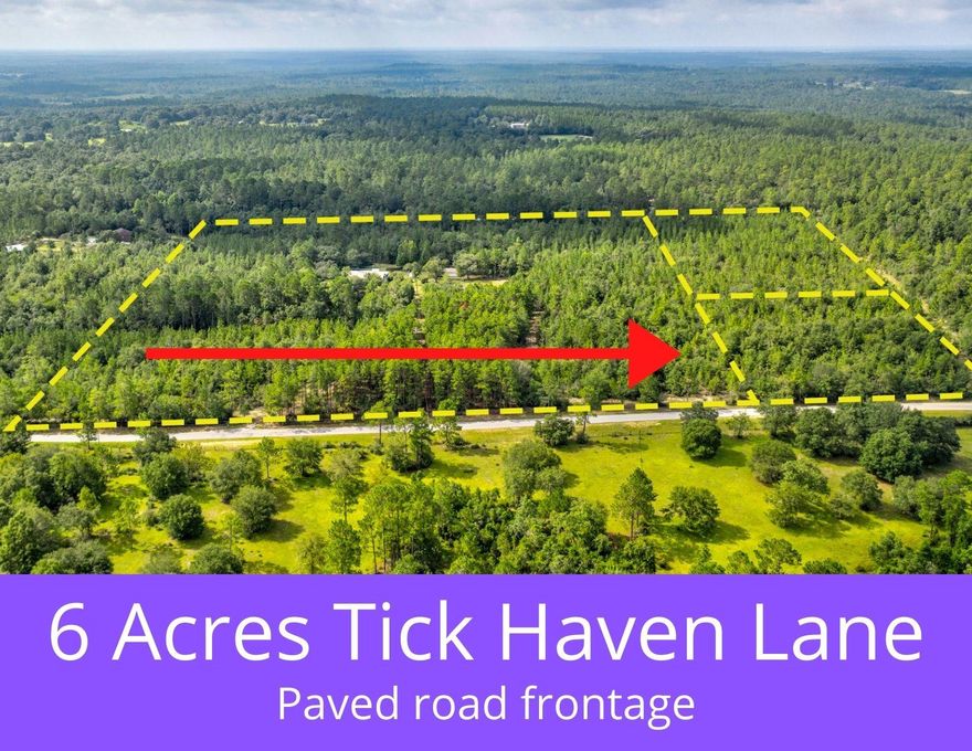 Build your dream home on this beautiful flat 6 acre parcel in Northeast Crestview. Paved road frontage in a quiet community with few neighbors. Parcel is currently fenced on two sides and contains some planted pines.