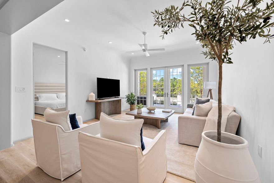 $200k+ PRICE IMPROVEMENT! Poised along the breathtaking shores of Scenic Highway 30A, the Kaiya Club Residences embody the pinnacle of coastal living. This first-floor condo offers a seamless blend of elegance and convenience, perfect for full-time residents, second homeowners or investors alike. Step inside to discover a meticulously crafted sanctuary. The chef's kitchen features Caesarstone counters, custom cabinetry and top-of-the-line Wolf and Sub-Zero appliances. Professionally decorated and fully furnished, every corner exudes sophistication and comfort. With two bedrooms, two bathrooms, and a spacious living/dining area that opens onto a lavishly landscaped patio, this residence is designed for both relaxation and entertainment. Whether you're savoring morning coffee amidst the serene surroundings or hosting soir??es under the stars, the abundant outdoor space offers endless possibilities. With the proximity to Alys, Rosemary and WaterSound Beaches, every day presents an opportunity for adventure and exploration. Experience the essence of 30A living at its finest in the Kaiya Club Residences - where connectivity, serenity and luxury converge in perfect harmony.