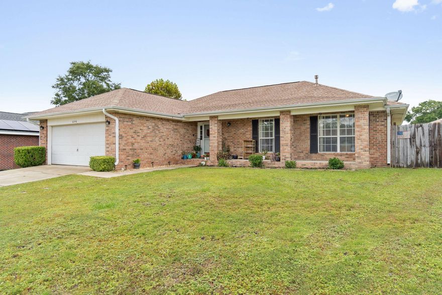 WOW! Wonderful well kept all brick 4/2 in Milton!   Kitchen is open to the dining & living areas and includes a breakfast bar. Large laundry room. An oversized master suite with roomy bathroom, dual sinks & large walk in closet + plenty of  extra storage space. Bedrooms have been carefully painted. Flooring is neat and clean. Covered front porch large enough to sit in your rocking chair & wave to the neighbors. Large fenced backyard with sprinkler system. Gas furnace & water heater. This is a great location! It's between the sparkling Gulf Beaches and the relaxing waters of Blackwater River State Park.Back on the market, no fault to seller with a new reduced price! Owner financing is available.