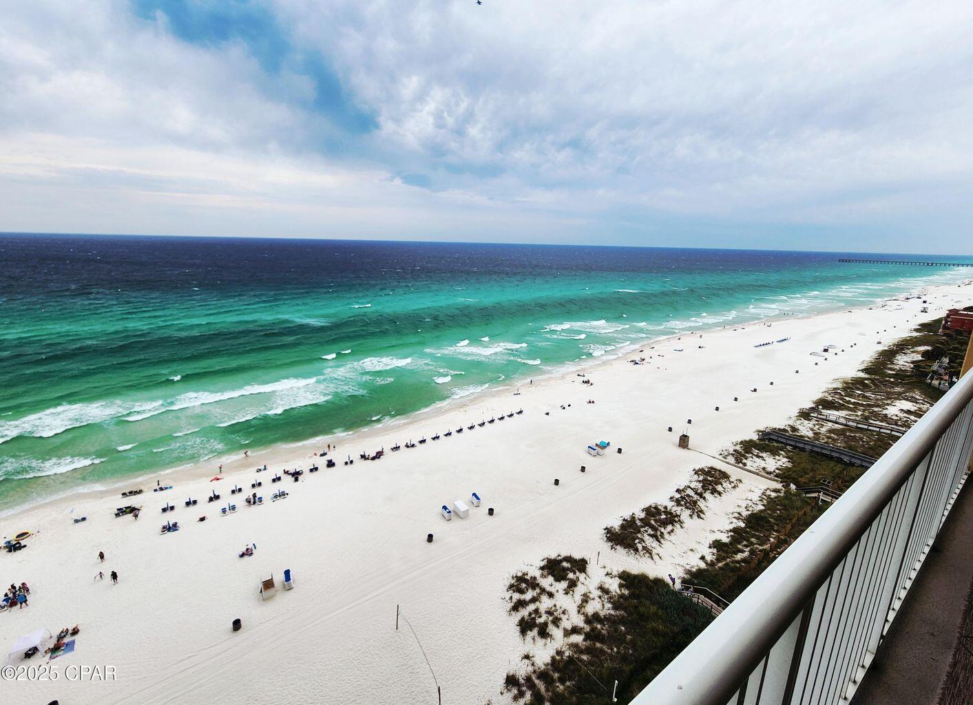 Beautiful Gulf front condominium unit w/fabulous views located at the popular Majestic Beach Resort. Well maintained two bedroom two bath unit has been lovingly updated & shows very well! Updates include water heater (2022), kitchen appliances replaced (2023,),washer/dryer (2024), shiplap, 65'' TV in living room, kitchen backsplash, new paint,& king-sized beds in each full-sized bedroom with new Mattresses (2023). 5 pools (indoor & outdoor pools), including hot tubs, movie theatre, fitness area,tennis/pickle ball courts, complimentary use of game room with ping pong, pool and fooseball. A fully funded/solid HOA helps to make this a great value. Call to schedule your showing appointment (All important details need to be verified by appropriate specialist)