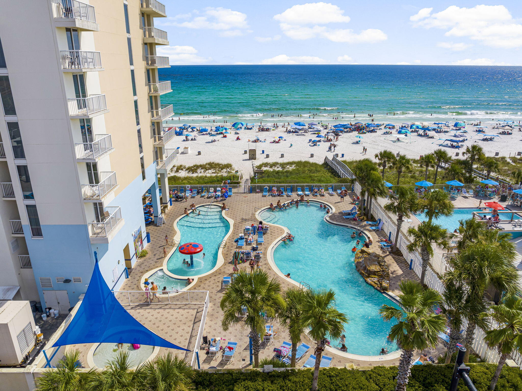 Beautiful Gulf front condominium unit w/fabulous views located at the popular Majestic Beach Resort. Well maintained two bedroom two bath unit has been lovingly updated & shows very well! Updates include water heater (2022), kitchen appliances replaced (2023,),washer/dryer (2024), shiplap, 65'' TV in living room, kitchen backsplash, new paint,& king-sized beds in each full-sized bedroom with new Mattresses (2023). 5 pools (indoor & outdoor pools), including hot tubs, movie theatre, fitness area,tennis/pickle ball courts, complimentary use of game room with ping pong, pool and fooseball. A fully funded/solid HOA helps to make this a great value. Call to schedule your showing appointment (All important details need to be verified by appropriate specialist)