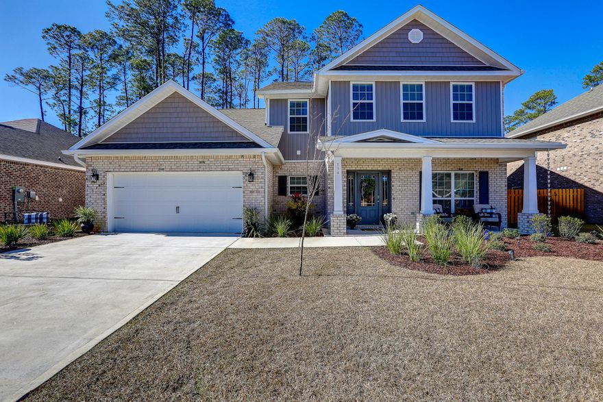 This newly constructed Smarthome is immaculate and spacious. Less than a year old, it boast 3528 sq ft of open living space. It has been meticulously maintained and has over $70k in upgrades throughout. Located on an upgraded lot, enjoy the woodsy outdoors through the lanai while floating in the in-ground pool with waterfalls. In the evening the pool illuminates beautiful changing colors. Kitchen has stainless steel appliances, granite countertops, and all bedrooms have walk-in closets. Located minutes from the white sandy beaches, schools and shopping. This one won't last long, schedule your showing today.