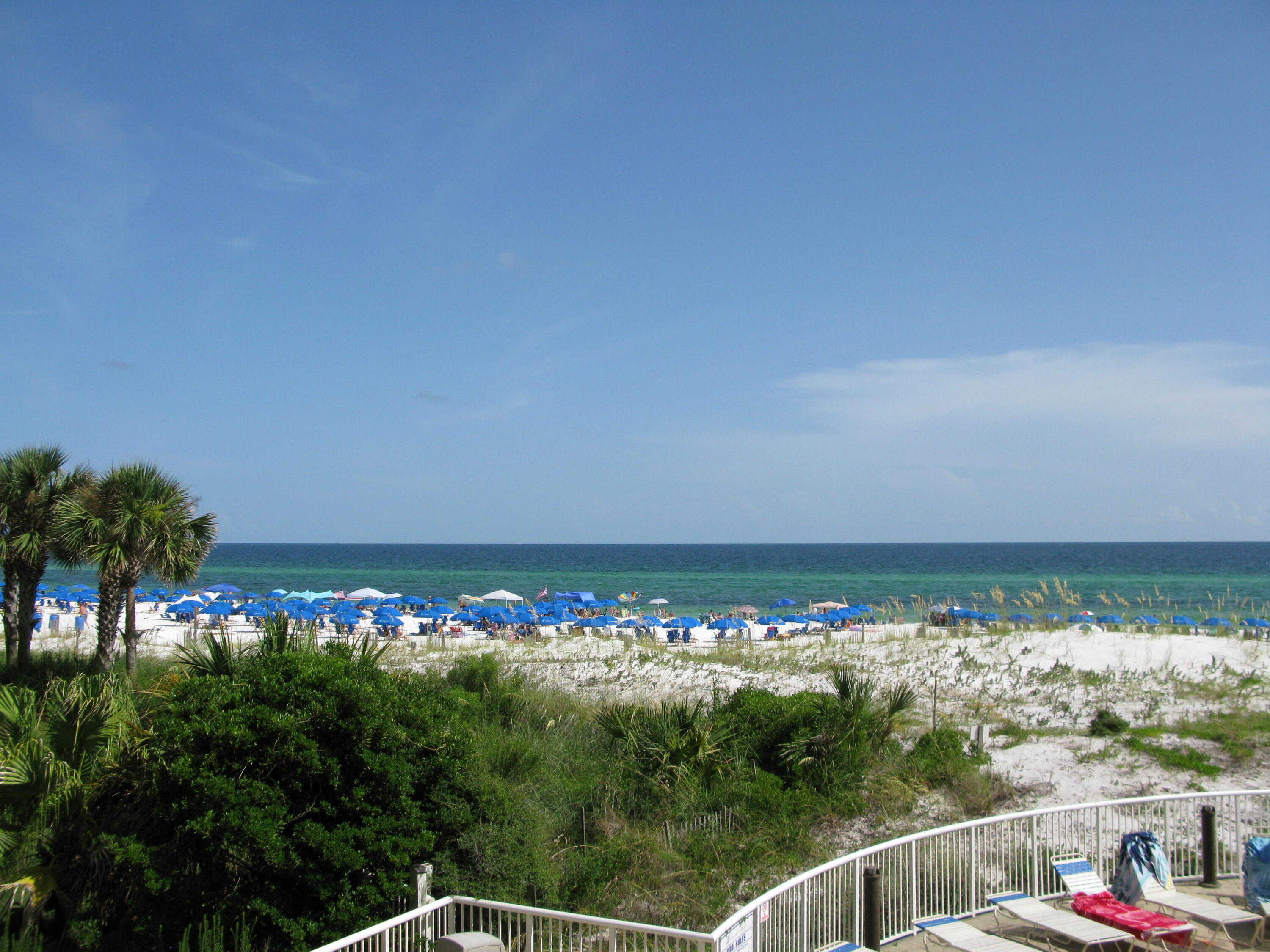 Wake up to a gorgeous gulf view! great vacation rental. Three full bedroom three full baths. Large Balcony with terrific views. Unit sleeps 8 and also has a sleeper sofa for 2. Great Breakfast bar and dining area. Washer and dryer in the unit. Beautiful Pool area and terrific Beach. Great Short Term Rental Income. Approx $65,000 in 2024 so Far. $79,976 in 2022 and $86,958 in 2023. Enjoy the Beautiful Emerald Coast Beaches!