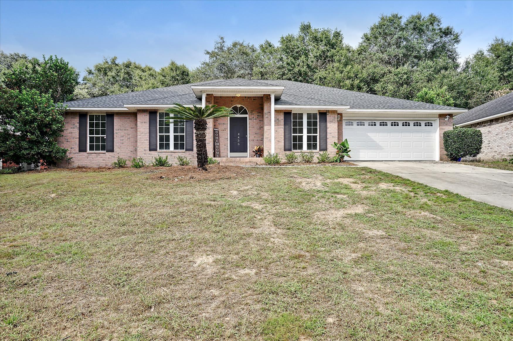 *Brand new roof* New luxury vinyl throughout entire house. Whole house just received a fresh coat of paint, and new screens on porch. 4 bedroom 3 bath large home in South Crestview. Formal dining room and office in addition to the 4 bedrooms! Split floor plan offers an abundance of privacy. Master bedroom on one side of home features two large walk in closets. Large ensuite bath with garden tub and separate shower. The second and third bedrooms share a Jack and Jill bath on the other side of the home. The fourth bedroom on the back side of the house has its own private bath. Perfect for those overnight guests. The kitchen is large with plenty of cabinets and counter space with adjacent dining area and large walk-in pantry. Property being sold as-is.