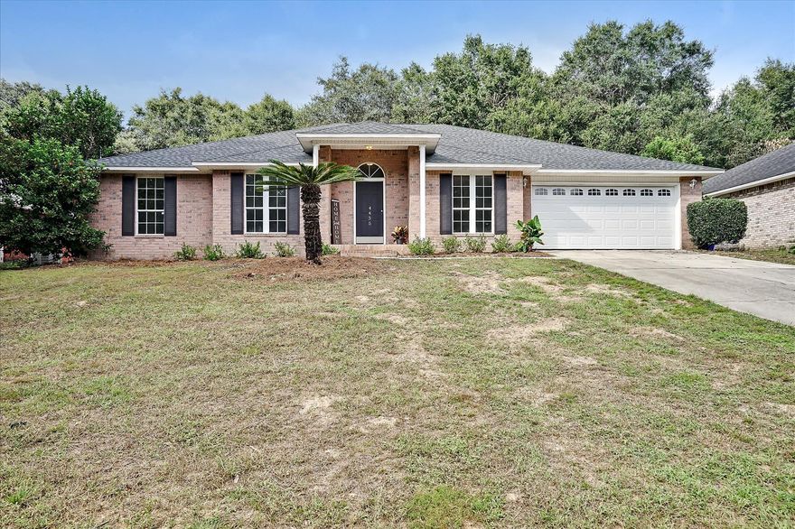 *Brand new roof* New luxury vinyl throughout entire house. Whole house just received a fresh coat of paint, and new screens on porch. 4 bedroom 3 bath large home in South Crestview. Formal dining room and office in addition to the 4 bedrooms!  Split floor plan offers an abundance of privacy. Master bedroom on one side of home features two large walk in closets. Large ensuite bath with garden tub and separate shower. The second and third bedrooms share a Jack and Jill bath on the other side of the home. The fourth bedroom on the back side of the house has its own private bath. Perfect for those overnight guests. The kitchen is large with plenty of cabinets and counter space with adjacent dining area and large walk-in pantry. Property being sold as-is.