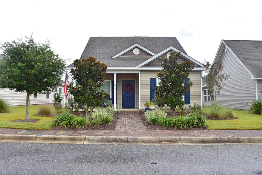 This well maintained 4 bedrooms, 3 bathrooms and a two car garage home available December 15th. Very Open well laid out Floor plan. Large Island in kitchen. Separate Tub and 5ft fiberglass Shower in Primary Bath. Luxury Vinyl Plank Flooring in all rooms except bedrooms. Monthly HOA fees included and provide Over 200 Cable channels (basic Cable), Access to all pools, 24hour gym, Clubhouse, Movie Theatre, Tennis and Basketball Court, Playground, Bay Club with Fishing Pier. HOA in Schooner Landing also INCLUDES a full landscaping program. Every Yard is Maintained- Cut, fertilized, mulched, irrigation included, as well as garbage and basic cable.