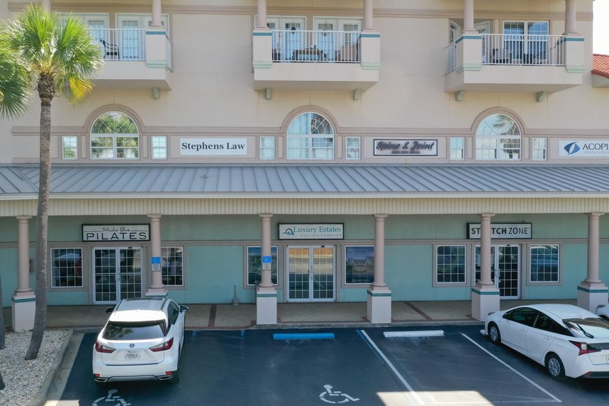 This unit has 5 separate offices, reception area, conference area, bathroom and a kitchen.
HOA cam fee includes (2) spots for signage out by entrance.