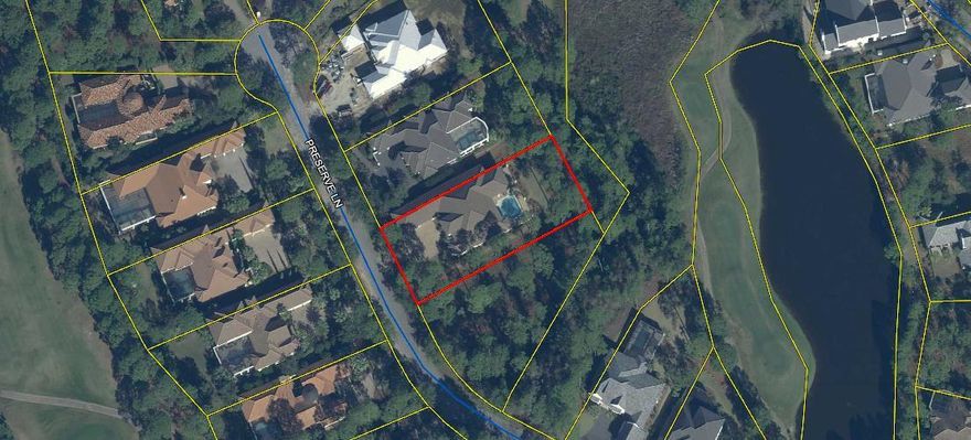 Newer one level home in Burnt Pine.  4 Bedrooms,4 full baths, with a study. Very open floor plan, split master suite, 3 car garage, outdoor summer kitchen, pool. Located on the 4th fairway of the Burnt Pine Golf Course in the Preserve.