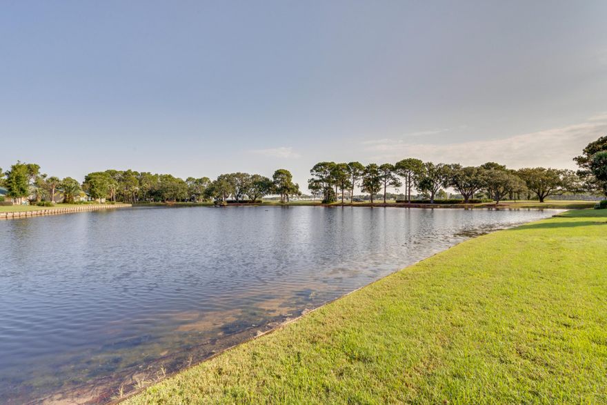 This is a must-see Bayou Village home! You will love the open feel of this resort home, situated on a fully stocked lake and with views spanning across to the Choctawhatchee Bay. Beautifully remodeled, the first floor features tiled flooring throughout, completely updated kitchen - cabinets, countertops, and stainless steel appliances. 2nd floor has light colored LVP flooring and the master suite enjoys a balcony overlooking the lake. Throughout the home you'll find freshly painted neutral wall colors accented by coastal furnishings for a bright and airy feel. The screened outdoor patio off the living area is perfect for relaxing with tranquil lake and bay views.