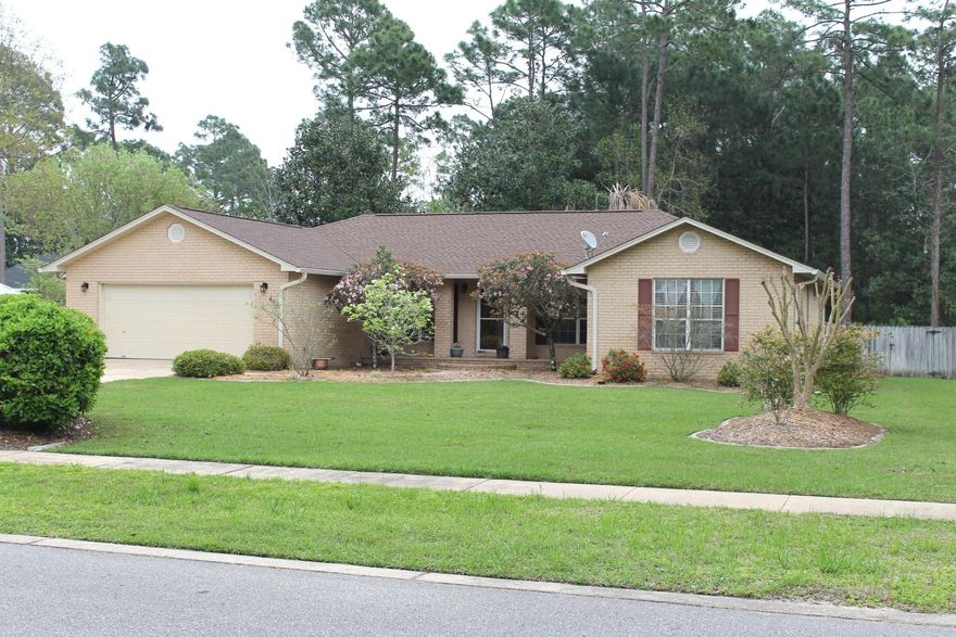 Move in ready 4 bedroom, 2 bath home with in-ground pool with enclosure and many extras. Dana Pointe offers a unique community with deeded access to neighborhood private park with pavilion, boat dock and ramp. This fabulous home features a spacious living room with built-in bookshelves, wood flooring and more. Kitchen includes Legacy oak cabinets with self-closing drawers, granite counter-tops with under-mount sink, black appliances, ceramic tile floors and tiled back splash. Just off the kitchen is a nice sized master bedroom with a master bath featuring generous walk-in closet, separate tub and shower, ceramic tile and oak double vanity with cultured marble. Both kitchen and master bath were remodeled in 2008. 2nd full bath boasts same top-quality craftsmanship.