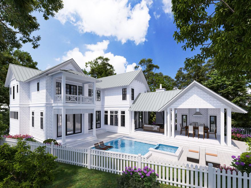 Location, location, location! This spectacular new construction Beach Residence is located in a highly desirable section of Seagrove Beach that is adjacent to Seaside and just 2 short blocks away from multiple public beach accesses!This lovely open concept home was meticulously designed by Ivana Jazayeri of Iva Designs and is being expertly crafted by luxury home builder, Petr Kasparek of LPKK. No detail was overlooked with this very special beach retreat that will include 6 bedroom, 6 1/2 baths, 5,259 sq ft of heated and cooled space plus multiple, expansive covered porches overlooking the amazing backyard that features a heated salt water Pool, Spa and Fire Pit!
