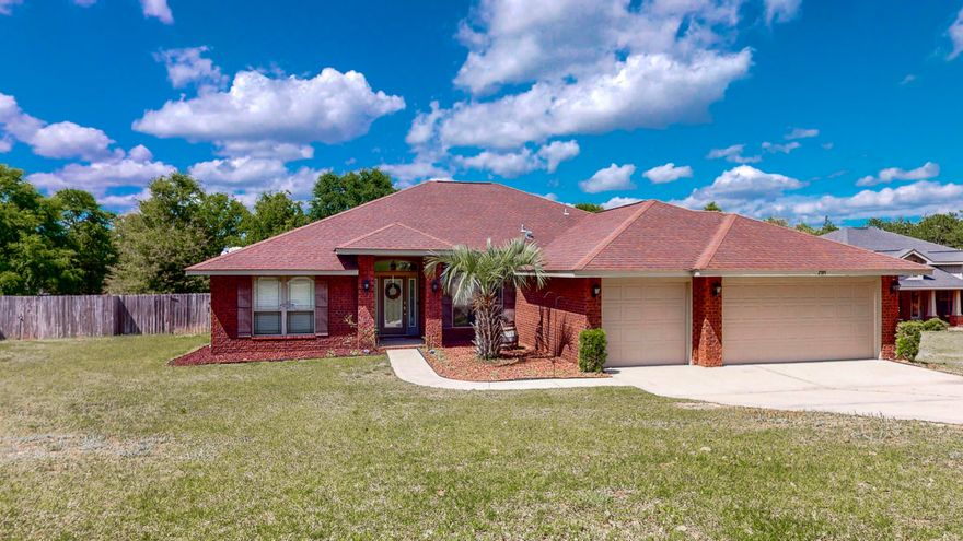 Stunning 4 bedroom, 3 bath, additional office/formal dining room,3 car garage, all brick, POOL home available now in highly sought after Silver Creek subdivision!! Plenty of room and space for entertaining! Home sits on a 1/2 acre fenced in lot with a storage building! Enjoy relaxing by your private pool all summer long! Home features a split floorplan, custom kitchen with beautiful granite countertops, crown molding, a large master suite with 2 walk in closets, separate shower, garden tub and two vanities. Sellers are offering a $2,500 flooring allowance with an acceptable offer! Don't wait, schedule a showing today! **Showings to start 4/29/2021 by appointment only**