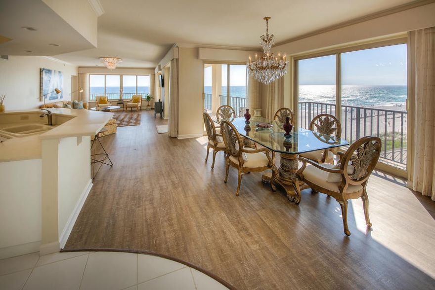 Private. Gated. Secure. Pristine Beaches. Summerwinds is Panama City Beach's most exclusive, non-rental condo community! A true gem on the world's most beautiful beach! Forever gulf views from this highly coveted, beachfront corner condo complete with a private garage. Summerwinds looks brand new with the recent upgrades and fresh paint, all paid in full by the current owners. This fifth floor end unit provides sweeping views of the Gulf of Mexico for capturing the sunrise or sunset from the open living space, master bedroom and the expansive balcony! The gulf front master suite is complete with a large walk-in closet, dressing room, oversized tub, double vanity with plenty of counter space and a separate shower room. A must see!