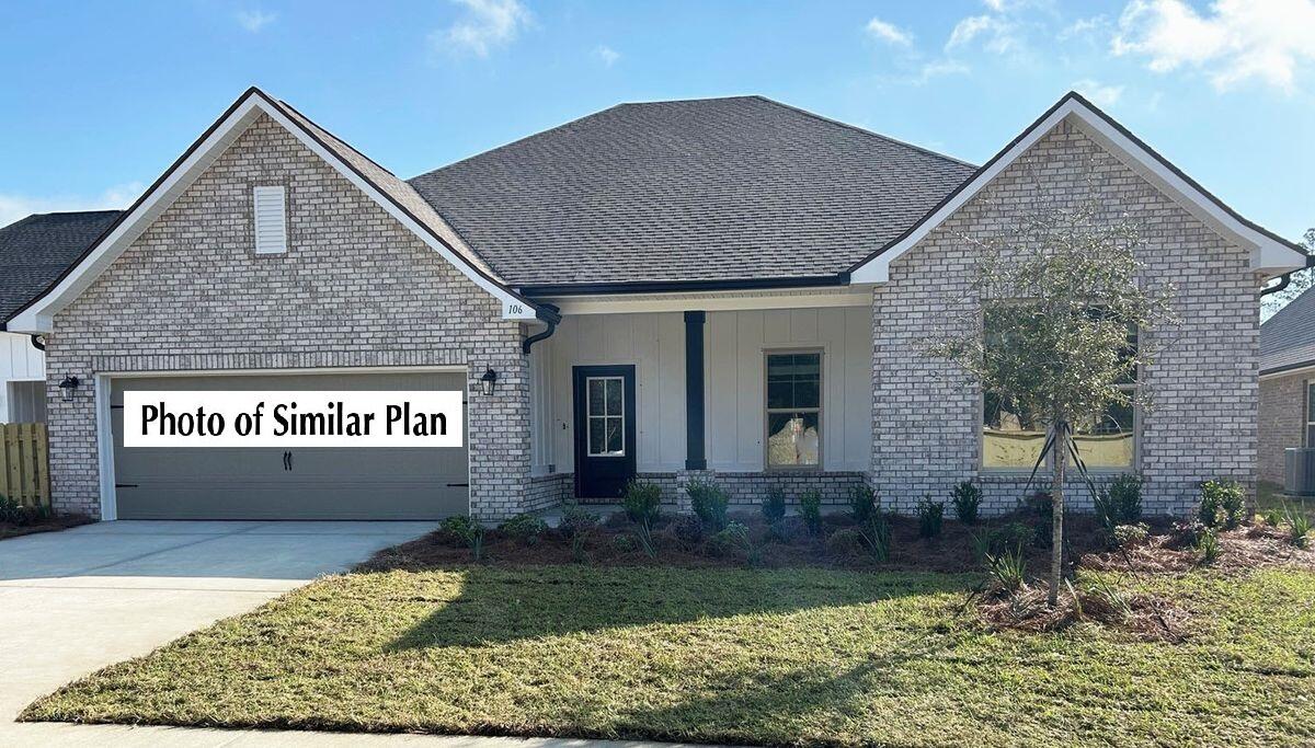 Awesome builder rate plus FREE refrigerator. Restrictions apply.The COMSTOCK III G in Natureview community offers a 4 bedroom, 2 full bathroom, open and split design. Upgrades added (list attached). Special Features: double vanity, garden tub, separate custom tiled shower, and walk-in closet in master bath, walk-in closet in beds 2 and 3, kitchen island, walk-in pantry, boot bench in mudroom, covered porches, custom kitchen backsplash, recessed lighting, crown molding, ceiling fans, framed mirrors in baths, smart connect WIFI thermostat, smoke and carbon monoxide detectors, landscaping, architectural 30-year shingles, flood lights, and more!Energy Efficient Features: water heater, electric kitchen appliance package, vinyl low E windows, and more! Energy Star Partner.