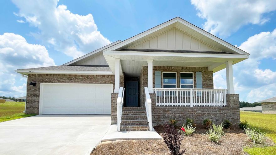 ALMOST MOVE IN READY FOR MOVE IN!  NEW construction in the Highlands community in fast growing N. Crestview. Hard to find nice large homesites. The 'Lakeside' is a FABULOUS brand-new floorplan with a highly desirable relaxed OPEN concept, no wasted space, 5 beds, 3 baths, nice 12 x 9 covered back patio & 2 car garage. Well-designed kitchen, GORGEOUS QUARTZ counter-tops, all stainless appliances, smooth top range, quiet dishwasher, built in microwave, roomy dining area & more. Striking wood-look flooring, plush carpet in the bedrooms. Fabulous amenities & the Smart Home 'Connect' System has several convenient devices. Stylish exterior gives awesome curb appeal. Easy drive to the airport, military base, beaches at Ft. Walton, Destin area & just minutes to golfing.