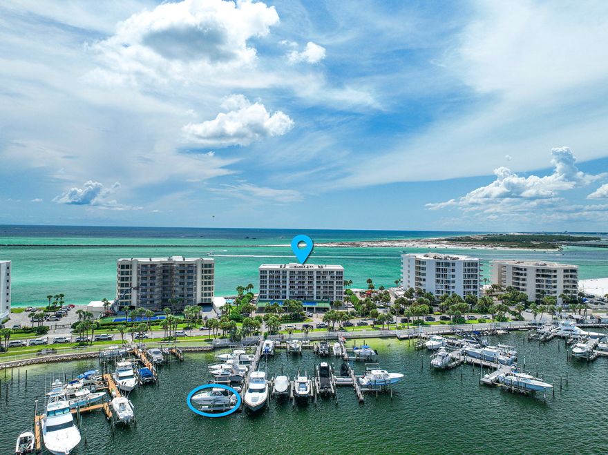 Step into coastal luxury at Waterview Towers Unit 303, a beautifully updated three-bedroom, three-bath (with additional Bunk Room) residence on Destin's exclusive Holiday Isle. With a private boat slip (#19) directly across the street and sweeping views of the Gulf, East Pass, and Destin Harbor from every bedroom, this waterfront escape delivers the ultimate Emerald Coast lifestyle.  Expansive windows bathe the space in natural light while showcasing uninterrupted water views. The chef-friendly kitchen flows seamlessly into the dining and lounge areas, creating the perfect backdrop for gatherings. Spacious bedrooms provide comfort and privacy, while full-width balconies bring the outdoors in. The unit includes a private boat slip and lift. It is a 18k lb. lift, refurbished recently with larger bunks, larger beams and new cables. Perfect for the avid boater! Enjoy the heated beachfront pool (winter months), private white-sand beach, tennis courts, and a fitness center. Explore the jetties, take the water taxi to harbor-front dining and entertainment, or simply relax and watch the boats drift by. This is more than a vacation spot  it's a rare opportunity to live the coastal dream in the heart of Destin.
