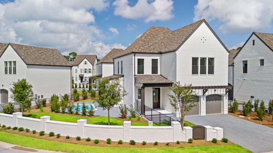 Welcome to the epitome of luxury living in the exclusive RidgeWalk community, just moments away from the pristine beaches of 30A. Nestled within a gated, non-rental enclave, this exquisite Normandy floor plan offers a lifestyle of sophistication and comfort.Step into the inviting living room, where a sleek linear fireplace takes center stage, flanked by two doors leading to the outdoor porch. Entertain with ease as you grill up delights on the built-in grill, or take a refreshing dip in the private pool, creating cherished memories with loved ones against a backdrop of serene surroundings. The heart of the home, the kitchen, is a culinary masterpiece. Woodharbor cabinets stretch to the ceiling, providing ample storage space, while upgraded Cambria countertops offer both elegance and functionality. Fulgor Milano appliances elevate your cooking experience, and a stunning marble backsplash adds a touch of glamour. Adjacent to the kitchen, a working pantry and drop zone lead seamlessly to the two-car garage, ensuring convenience in your day-to-day activities.
Ascend the elevator to the second floor and discover the lavish primary suite, a sanctuary of comfort and style. Vaulted ceiling adorned with cedar beam and ship lap create an atmosphere of tranquility, while a custom-designed closet by Tailored Living offers organization and sophistication. Indulge in the spa-like bath, featuring a crushed stone tub accented by a gorgeous fluted 3D honed tile feature wall, promising moments of relaxation and rejuvenation.
Two additional guest bedrooms, connected by a convenient Jack and Jill bath, provide comfortable accommodations for family and friends. A well-appointed wet bar adds a touch of luxury, perfect for entertaining guests or enjoying a nightcap before retiring for the evening.
Experience the pinnacle of coastal living in this exceptional Normandy floor plan, where every detail has been thoughtfully curated to exceed your expectations. Don't miss your opportunity to call this exquisite residence home. Schedule your private tour today and embrace the lifestyle you deserve in RidgeWalk.