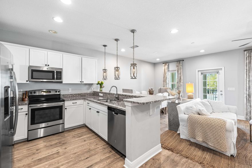 Nestled in the heart of Crystal Beach, this beautifully upgraded townhome offers the perfect blend of coastal charm and modern convenience. On the second floor of this residence boasts a spacious primary suite, a half bath, and cozy yet open-concept design for the kitchen, living, and dining areas with seamless indoor-outdoor living, featuring a large balcony off the living room--perfect for relaxing after a day at the beach. Downstairs are two thoughtfully designed bedrooms, each with a door to the back patio, a full bathroom, laundry and an inviting entryway.Designed for both comfort and durability, this home includes impact-resistant doors and windows, laminate flooring throughout (no carpet!), and plenty of storage, including custom built-ins in the master closet and extra overhead storage plus a garage closet in the one-car garage.

Located just a short distance from the sugar-white sand beaches, this townhome is also close to Destin Commons, Whole Foods, top restaurants, and entertainment, offering the ultimate convenience for residents and guests alike. The dog-friendly community features a sparkling pool and dog park, adding to its resort-style appeal.

Whether you're searching for a primary residence, second home, or a high-demand short-term rental, this is an incredible opportunity in one of Destin's most sought-after neighborhoods!