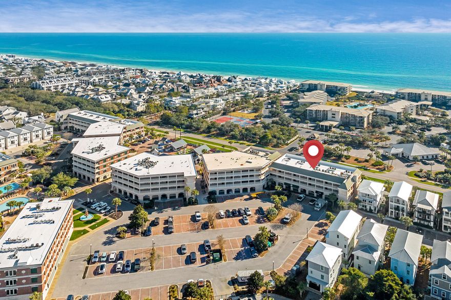Nestled within the sought-after Village of South Walton in Seacrest Beach, this fully furnished 3-bedroom, 2-bath condo offers an exceptional retreat. Positioned along the renowned 30A walking and biking path, you'll have effortless access to the vibrant offerings of nearby communities. The spacious, upscale coastal interior creates a serene atmosphere, providing the perfect environment to unwind after a day at the beach. The master suite boasts private balcony access, a beautifully renovated spa-inspired bathroom, and abundant closet space. Two additional well-sized bedrooms provide ample room for guests, complemented by a stylishly updated shared bathroom. From your private balcony, enjoy seasonal entertainment while overlooking one of 30A's most popular destinations. This resort-style community offers a wealth of amenities, including boutique shopping, a variety of dining options, two new casual bars, recreational activities, pools, a hot tub, a fire pit, and seasonal entertainment. Convenient beach access is provided by a chauffeured golf cart shuttle. Ideally located between Alys and Rosemary Beach along scenic Highway 30A, with easy access to Highway 98, this property is truly a prime coastal getaway.
