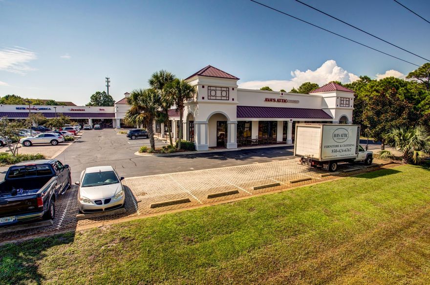 Prime end-cap retail and/or professional office space, measuring approximately 3,432 SF, located in Miramar Beach of Destin, Florida!Located strategically between Destin Commons and Sandestin Golf & Beach Resort, this plaza offers vast fronting feet on Highway 98 carrying 40,000+ cars daily! Please inquire for further details. Buyer must verify all information and specifications.