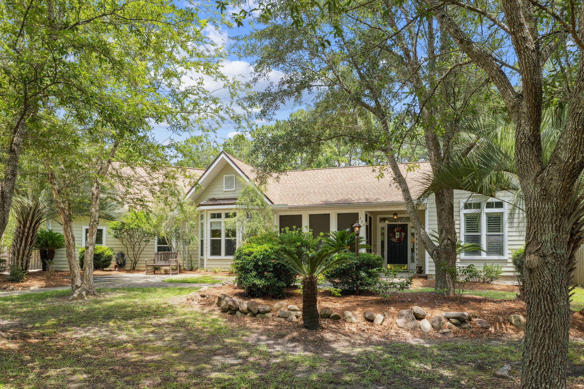 Charming 3BR/2BA Florida Cottage 1 Acre with Bay Views - No HOA Beautifully updated one-level home in the peaceful Jolly Bay area of South Freeport. This 3-bedroom, 2-bath cottage with a 2-car garage sits on a spacious 1-acre lot; bay views, pocket park, easy access to Hwy 331. The split floor plan includes a large bonus room perfect for an office or studio. The spacious living area features a gas fireplace and opens to a large back deck, ideal for entertaining. Recent upgrades include a new roof, new windows, RV parking pad, new gutters, two newly screened porches, and spray-foam attic insulation for energy efficiency.Enjoy large yards with a fully fenced perimeter in the rear, offering privacy, space for pets, play, or gardens. No HOA. Grady Brown park boat launch 1 mile.