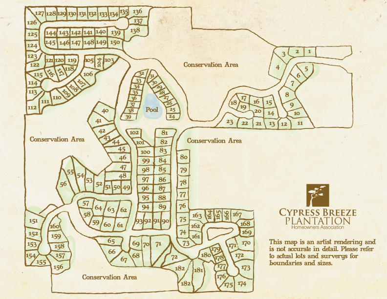 CYPRESS BREEZE PLANTATION - Land